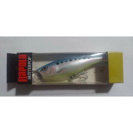 rapala skitter pop ssp-12 blue chartreuse ssp12 4 3/4" 1 7/16oz surface popper