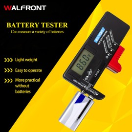 BT-168D LCD AA/AAA/C/D/9V/1.5V Probador de Voltaje de Batería Digital Universal Comprobador de Batería Eléctrica Comprobador de Batería Pequeña Comprobador de Batería de Celda de Botón