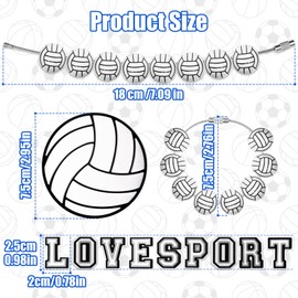 AHOKEL 11Pcs Charms for Bogg Bag Football Love Sports Letters PVC Rubber Cute Wooden Bead Accessories Charms Bogg Bag Charms Set Insert Decorative for Simply Southern Totes Beach Tote Bag, One Size,