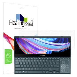 Healingshield Screen Protector Anti-Fingerprint Anti-Glare Matte Film Compatible with ASUS ZenBook Pro Duo 15 OLED UX582LR [Screen Pad 1pc]