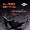 ToolFreak Spoggles Safety Glasses, Anti Glare Distortion Free Smoke Tinted