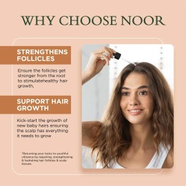 Sérum Para El Crecimiento Del Cabello Noor Hair Para Mujer C