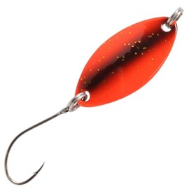 FTM Spoon Jife 2 g 2.5 cm Trout Blinker, Colour: Red/Black with Glitter/Red/Black