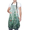 Granbey Colorful Dog Paws Apron, Christmas Tree, 28 x 33"