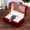 Uten 3 Grids Watch Box Storage Case Organizer Jewellery Display