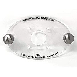 Dave's - Palm Router Acrylic Router Base Plate Compatible with Ridgid R86044SB MADE IN AMERICA