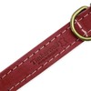 Ancol Timberwolf Leather Collar Raspberry, 26-31 cm, Size 2