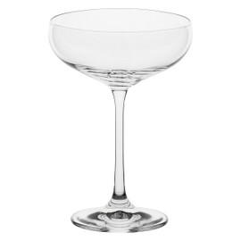 LA PORCELLANA BIANCA - Coppa Cocktail in vetro, capacità 290ml, collezione Novello