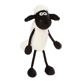 Nici 39652 Shaun The Sheep Soft Toy, White, 15cm, White
