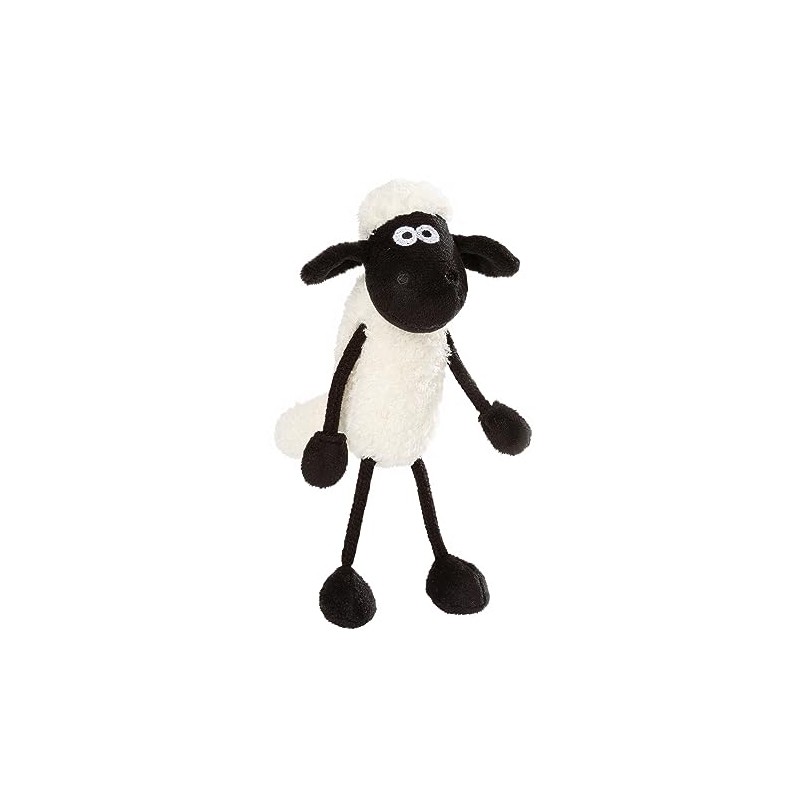Nici 39652 Shaun The Sheep Soft Toy, White, 15cm, White