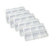 Portable 6-Compartment Pill Box 5 Pieces 1 Set 7ea