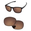 PapaViva Replacement Lenses for Oakley Enduro OO9223 Copper Brown -