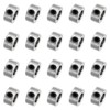 sourcing map 20pcs Set Screw Collars 8mm Bore Shaft Collars,