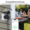 EIGHTREE WiFi Outdoor Socket, Timer Switch with Current Measurement, IP44