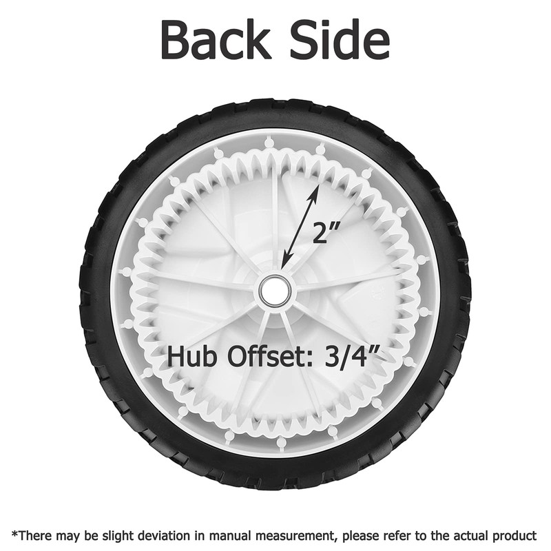 Fourtry 119-0311 Front Wheels for Toro 22" Recycler Mower, 137-4832