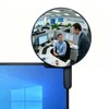 Nanningo 3.8 in Clip-On Convex Computer Monitor Mirror to See