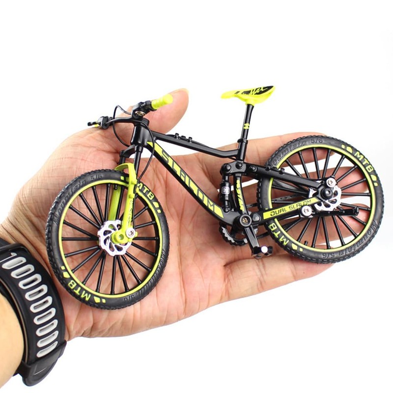 Kakalote Mini Finger Bikes, 1:10 Scale Alloy Mountain Bicycle Model