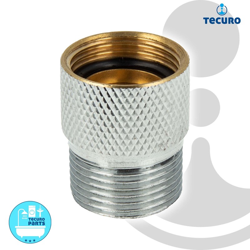 tecuro -56505 Brass Hose Burst Protection for Washing and Dishwasher