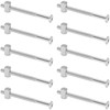 10 Sets of Furniture Connector Bolts and Barrel Nuts,Bed Bolt