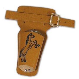 KarnevalsTeufel Revolver Belt Approx. 90 cm, Assorted Models, Carnival, Accessory, Cowboy, Sheriff (Brown)