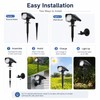Solar Spotlights for Outdoor Lighting – Dimmable Dual-Use Waterproof Lawn