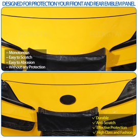 Smoked Front and Rear Emblems Trim Cover Fit for Toyota Supra GR A90 A91 MK5 2019-2024, ABS Front Rear Logo Decorative Protection Trim Cover, 2PCS, Transparent Gray