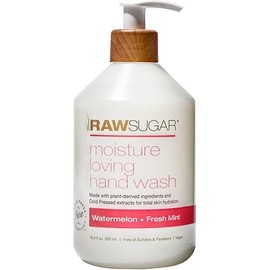 Raw Sugar, Liquid Hand Soap Watermelon, 16.9 Ounce