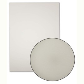 50 Sheets of DIN A4 Writing Paper - Craft Paper - White - Clay Paper with Elegant Ribbing 100 g/m² - Matte Surface - High-Quality Writing Paper