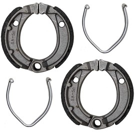 RedCap Front & Rear Brake Shoes Pad Set, Suitable for Coolster ATVs 3050D, 3125R, 3125XR8U, 3125XR8, Fit for 50cc to 250cc Tao Tao, Redcat Chinese ATVs, Models, Upgrad Braking System