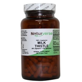 Naturverse Naturverse Milk Thistle Powder Capsules Standardized 180 VegCaps