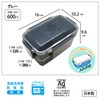 OSK DISH UP LUNCH PWD-600 2-Tier Lunch Box with Compartments,