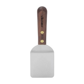 HIC Kitchen Dexter-Russell Mini Turner, Stainless Steel with Walnut Handle, Made in the USA,, Natural