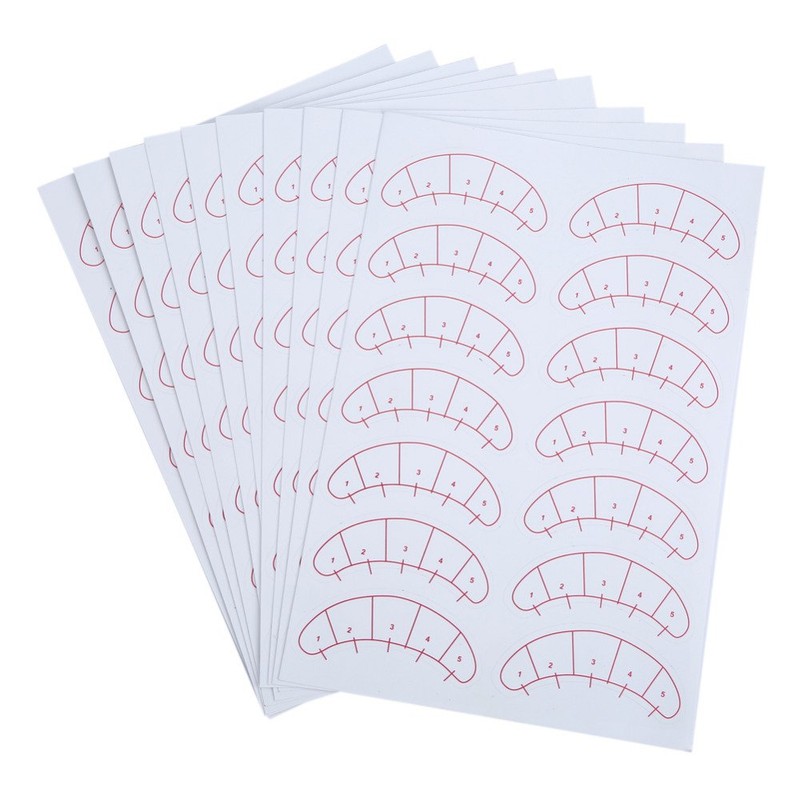 140 Pcs Paper Patches 3D Eyelash Under Eye Pads Patch