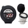 SE Portable Black Plastic Toilet Seat Lids, Fits a 5