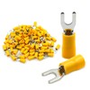 Baomain Insulated Fork Spade Wire Connector Electrical Crimp Terminal SV5.5-4