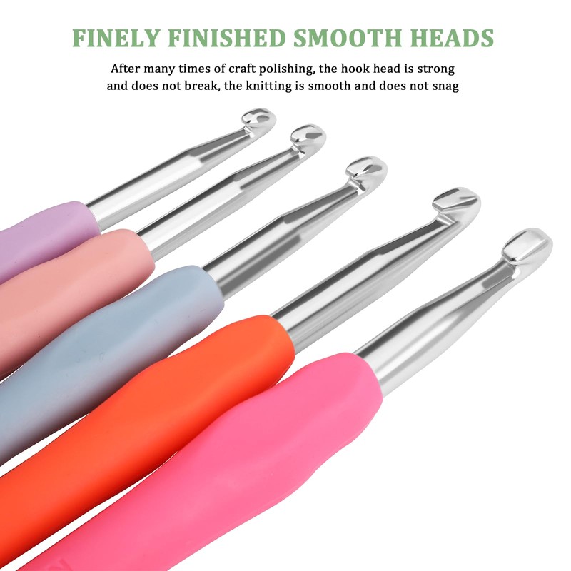 Crochet Hooks Set 6.5mm 7.0mm 8.0mm 9.0mm 10.0mm Crochet Hooks,
