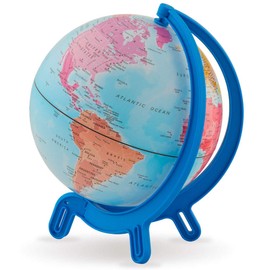 Waypoint Geographic Giacomino Kids Political 6-inch Diameter Globe, Up to Date Miniature Globe for Kids,Multi-Color