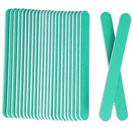 GazePlus Nail File, 24 PCS Fingernail Files 7" Long 100/180 Grit Emery Boards for Nails - Professional Nail Files Washable for Acrylic, Gel, Dip Powder, and Poly Gel Nail - Coarse Rough Grit