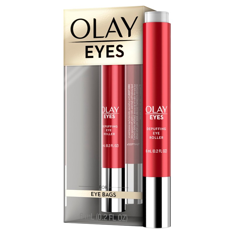 Eye Treatment by Olay Eyes Depuffing Eye Roller massages to