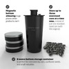 Snuff Cup Pro Spittoon with Discreet Storage Fits Up to
