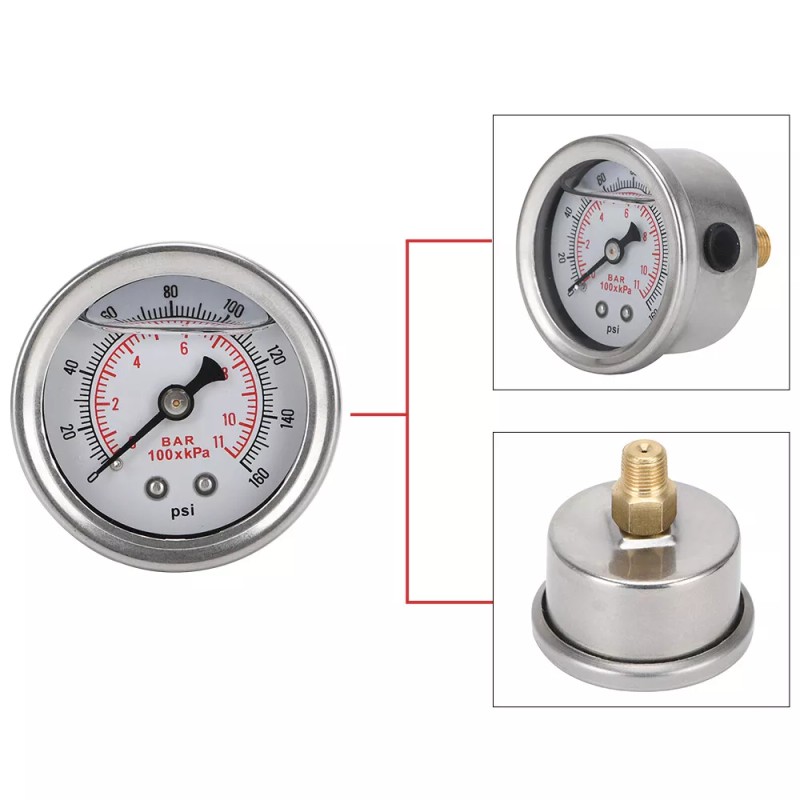 WLR BLACK PQY Fuel Injected Fuel Pressure Regulator with boost