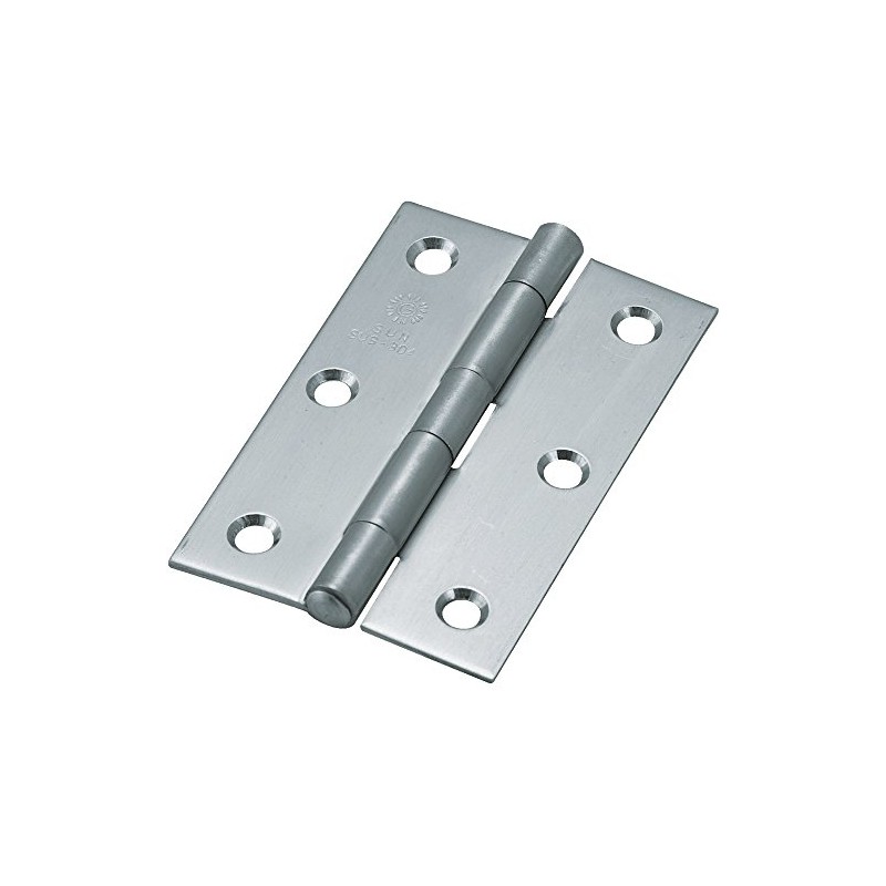 TRUSCO(トラスコ) ステンレス製厚口蝶番 全長76mm (4個入) ST-888-76HL