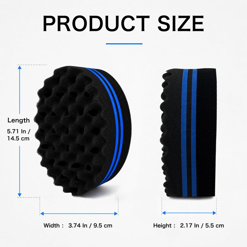 Hair Sponge for Black Men Curl Twist Brush Natural Afro