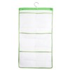 ALYER 6 Storage Pockets Hanging Mesh Shower Caddy,Space Saving Bathroom