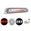 High Mount Waterproof Dual Row LED 3rd Third Tail Rear Brake Light Cargo Lamp Replacement For 2002-2009 Dodge Ram 1500 2500 3500 (Chrome Lens)