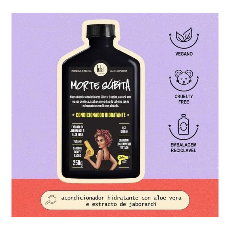 Genérico Acondicionador Morte Súbita 250g - Lola Cosmetics