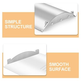 SUPVOX Heat Deflector Mod for Pits Boss 1 Set Heat Deflector Modification Metal Gap Plate Stainless Steel Gap Plate