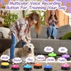 Pack of 5 Pet Communication Buttons, Dog Answer Buzzer Summer,