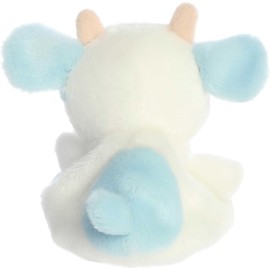 Aurora Palm Pals 5" Plush Bundle - Set of Two! Skyla Blueberry Cow and Belle Strawberry Cow