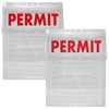 Mediz Outdoor Permit Brochure Box - Easy to Use Take